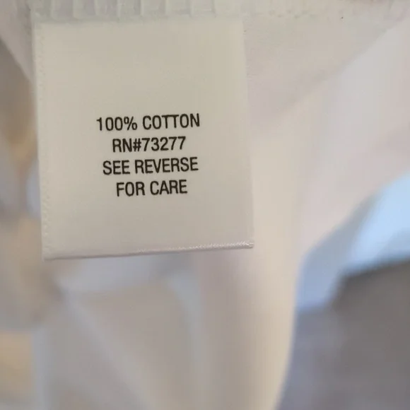 Croft & Barrow White Top Size L - Picture 3 of 4